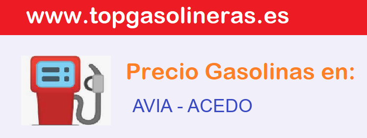 Precios gasolina en AVIA - acedo