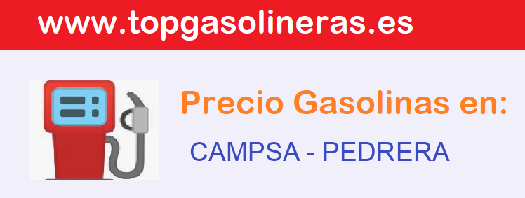 Precios gasolina en CAMPSA - pedrera